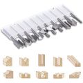（New）20Pc H Router Carbide Engraving Bit for Dremel Router Bit et 1/8 Inch(3mm) hank for Dremel Proxxon Rotary Tool. 
