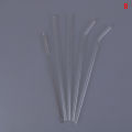 【High Cost-Performance】 5Pcs Transparent Straight Bend Straws Cleaning Brush Beverage Drinks Bar.