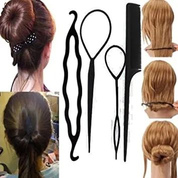 4%20pcs%20Hair%20Clip%20Styling%20Stick%20Bun%20Maker%20Tool%20Beauty%20-%20Image%206