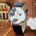 【Daily Necessities For Anyone Store】Disney Lovely Mickey mouse Children's Watches Girls Boys Gift Quartz Wristwatches Kids Watch Clock.