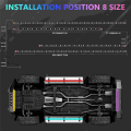 Car Underglow LED Lights, Dream Color Strip Lights with APP Control, Exterior Car Neon Accent Lights Kit Replacement Parts.