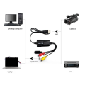 CVBS Converter USB Video Capture Card USB 2.0 Audio Video Converter Accessories for Computer DVD Camcorder. 
