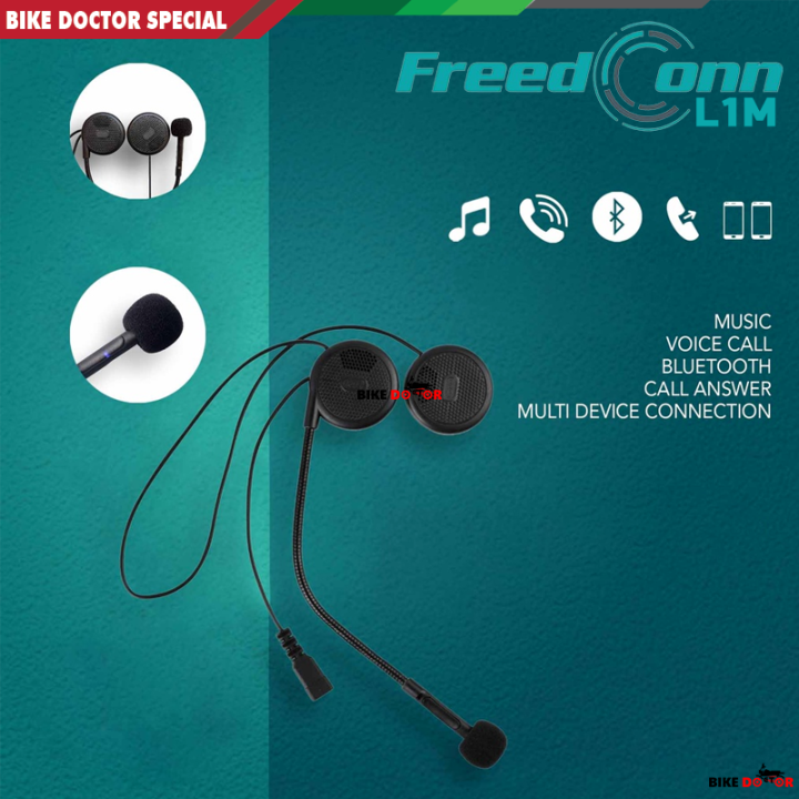 FreedConn L1M Wireless Motorcycle Helmet Bluetooth Headset Cell Phone BT  Headphone Motorbike Earphone