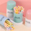 50Pcs/Set Candy Color Mini Fruit Household Picks Plastic Dessert Forks.