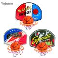 Yotome Toddler Plastic Hanging Basketball Basket Toys Set Mini Basketball Board Frame.