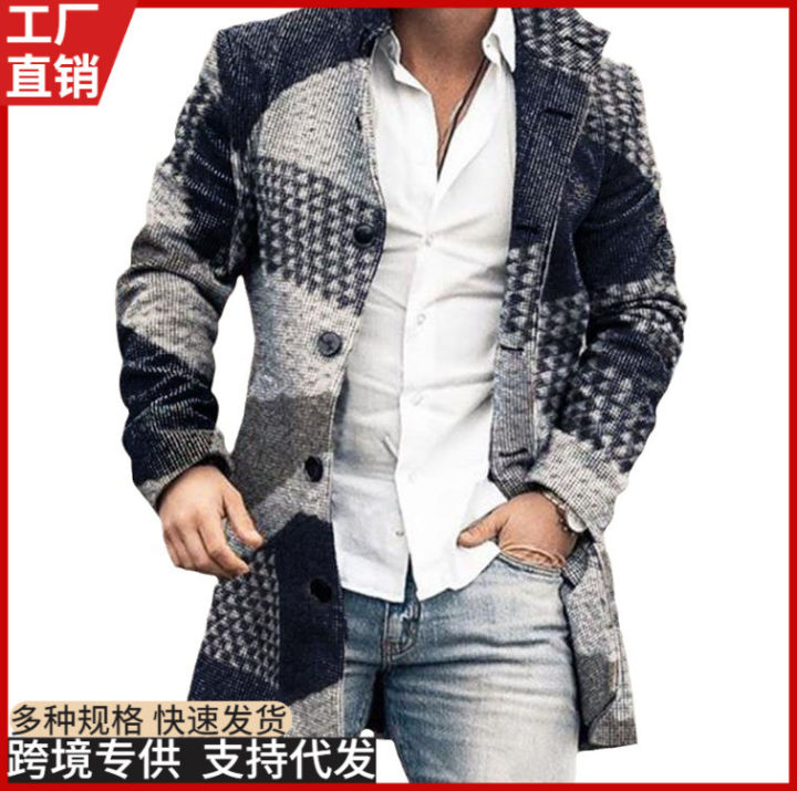 2023%20Woolen%20Printed%20Casual%20Coat%20Men's%20Jacket%20Woolen%20Coat%20New%20-%20Image%205