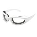 Unisex Tear Proof Cut Onion Goggles, Saftey Glasses for Kitchen, Cooking, BBQ, Cleaning, Cycling; Chopping Eye Protect Tool; Anti-tear, Anti-fog - White. 