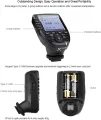 Godox XPro-S TTL Wireless Flash Trigger for Sony Camera, 2.4G Wirless Flash Transmitter HSS 1/8000s, TTL-Convert-Manual Function, 11 Customizable Functions, Big LCD Screen, 16 Groups and 32 Channels. 