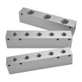 Air Manifold Distributor 1/2 1/4 Pneumatic Quick Plug In Crelaxonnector Hose Aluminum Block Splitter 2 3 4 5 6 7 8 9 10 Way. 