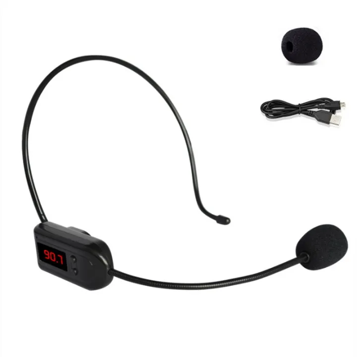 FM%20Microphone%20Wireless%20Headset%20Small%20Amplifier%20Head-Worn%20Microphone%20-%20Image%203