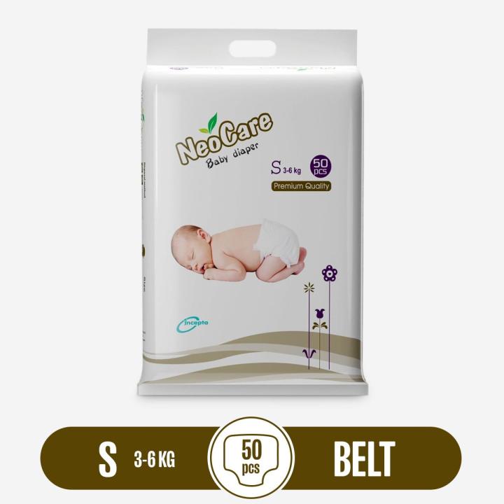 Neocare%20Belt%20System%20Baby%20Premium%20Diaper%20S%20(3-6%20kg)%20-%2050pcs%20-%20Image%202