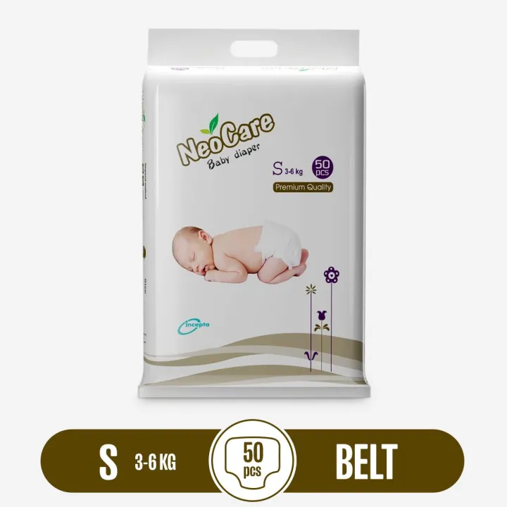 Neocare%20Belt%20System%20Baby%20Premium%20Diaper%20S%20(3-6%20kg)%20-%2050pcs%20-%20Image%202