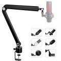 Microphone Stand Adjustable Scissor Arm Stands for HyperX QuadCast Mic USB Condenser Microphone Recording Heavy Suspension Boom.