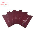 5PCS Safety Aluminium Credit Cards Anti-theft RFID Blocking Protect Case Cover Sleeve Wallet Card Holder. 