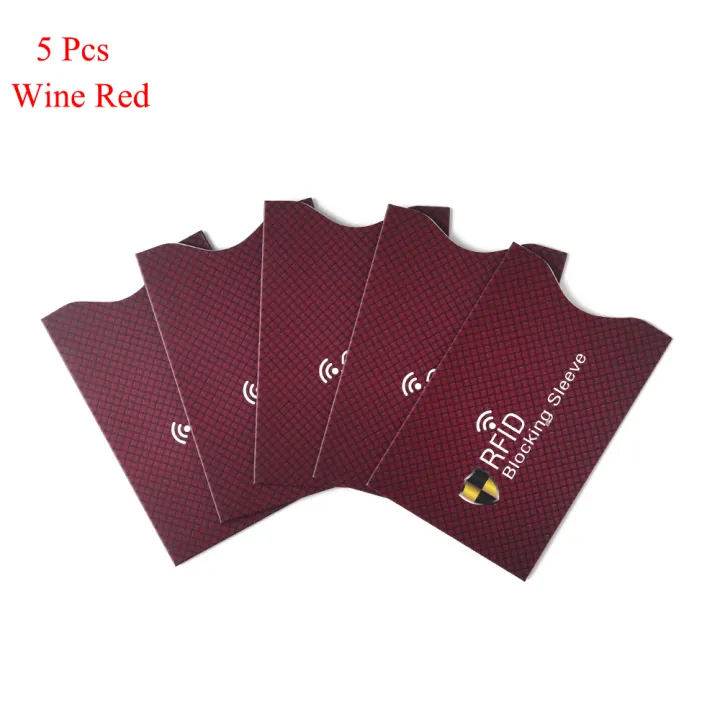 5PCS%20Safety%20Aluminium%20Credit%20Cards%20Anti-theft%20RFID%20Blocking%20Protect%20Case%20Cover%20Sleeve%20Wallet%20Card%20Holder%20-%20Image%209