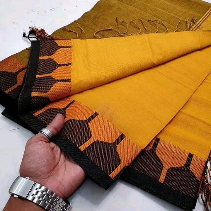 Tangail%20Tat%20Saree%20for%20Women%20All%20Season%20Cotton%20Fabric%20Traditional%20Elegant%20Style%20Without%20the%20Blouse%20Piece%20Available%20in%20Yellow%20Color%20-%20Image%202