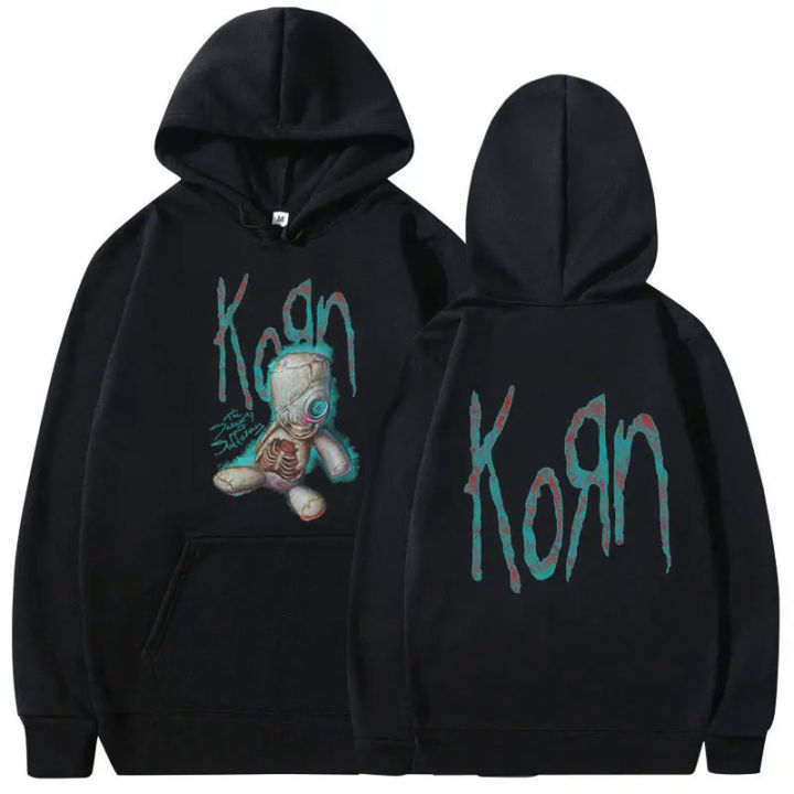 Korn Issues Rock Band Music Album Hoodie Men's Vintage Metal