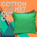 COTTON & NET, CUSHION COVER, SOFA, LIVING ROOM DECORATION.. 