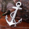 【Xiaofeng】A New Cool Zinc Metal Boat Anchor Car Body Stickers. 