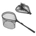 Lixada Portable Fly Fishing Triangle Brazil Net Foldable Lightweight Nylon Fishing Net Aluminum Alloy Frame Accessories. 