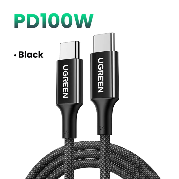 UGREEN%20L502%20USB-C%20to%20USB-C%20PD%205A%20100W%20Braided%20Fast%20Charging%20Cable%201M%20-%20Image%205