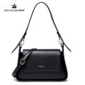 David Jones Paris women handbag pu leather female crossbody bag smal chain lady shoulder bag. 