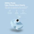 Mini Micro Camera Toy Multifunctional Child Selfie Camera Toy Portable Digital Camcorder Toy USB Charging for Kids Holiday Gifts.