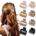 8PCS Medium Hair Claws for Women Girls Claw Clips for Thin Hair Lady Hairpins Matte Jaw Clip Headwear Women Hair Accessories.