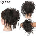 Fake female chicken tail loop hair bud wig natural fluffy synthetic fiber multi-color fake ponytail braid. 