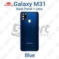Samsung Galaxy M31 Back Housing Frame / Back Panel / Backshell / Without Camera Glass Replacement Spare Parts.