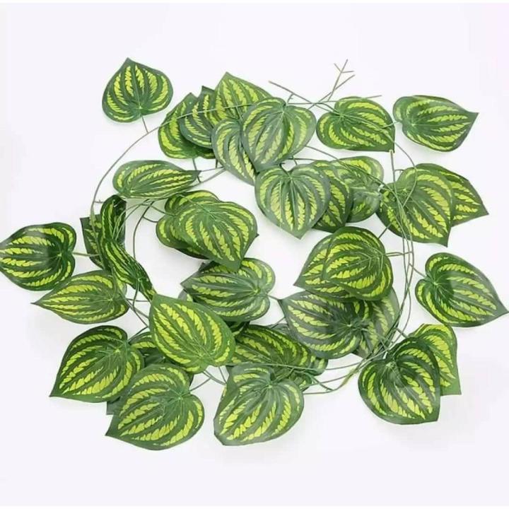 Artificial green ivy leaves 7 feet. Artificial Pata