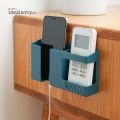 Wall Mounted 2-in-1 Mobile Phone Charging Stand and Multipurpose Storage Holder Bracket_Prime Mall. 