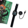 Sim Support T75 Smart Watch with SIM Card Slot, Bluetooth Calling, Fitness Tracker, Camera, Game, and App Sync – Stylish Touchscreen Smart Call Watch for Men Women. 