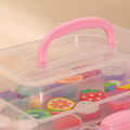 Children's Hair Accessories Storage Box Head Rope Hairpin Card Pen Sundries Stationery Box Cute Girl Jewelry Box Fayshow. 