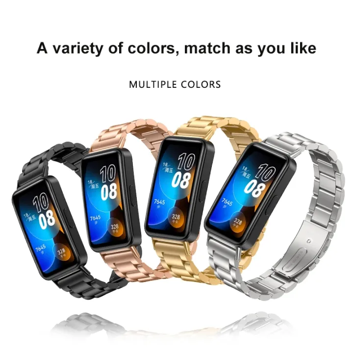 Watch%20Strap%2016mm%20Three%20Strains%20Metal%20Replacement%20Watch%20Band%20For%20Huawei%20Band%208%20-%20Image%206