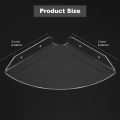 2Pcs Acrylic Corner Shelf Floating Wall Storage Shelf Display Speaker Organizer Bedroom Kitchen Storage Holder,Clear. 