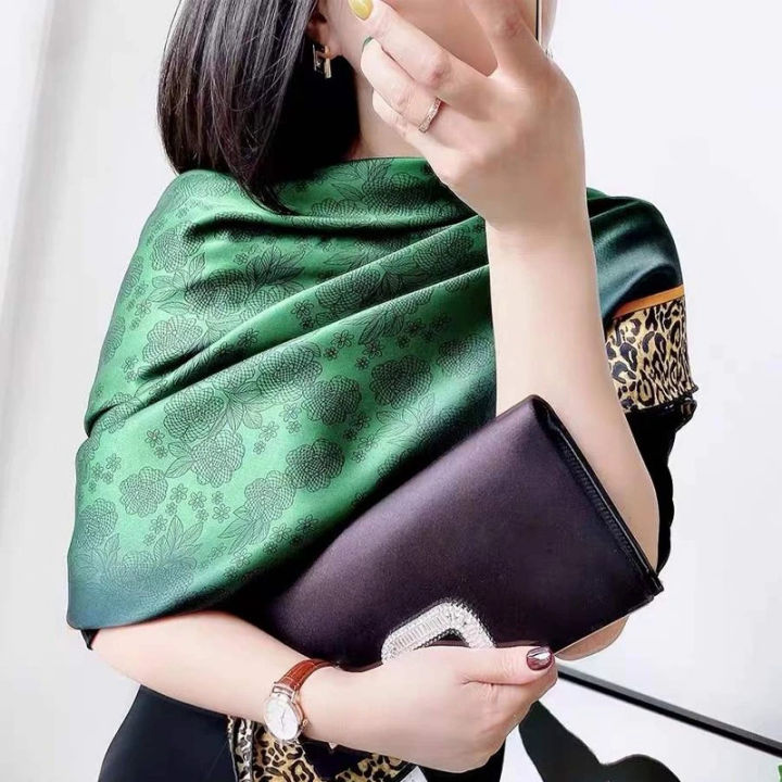 %5BBYSIFA%5D%20New%20Emerald%20Green%20Silk%20Scarf%20Women%20Brand%20Leopard%20Printed%20Square%20Scarves%2090*90cm%20Fashion%20Accessories%20Headscarves%20Hijabs%20-%20Image%203