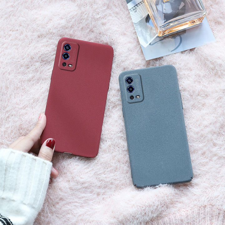 Tokifu%20For%20OPPO%20A55%204G%20Back%20Cover%20Matte%20Simple%20Solid%20Color%20Soft%20Silicone%20TPU%20Case%20+Lanyard%20-%20Image%207