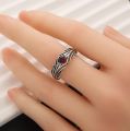 Adjustable Size Red Stone Anime Fate Stay Night Seto Kaiba Demon Slayer Anime Silver Rings. 
