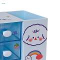 Multifunctional Jewelry Storage Box with Drawer Makeup Holder for Bedroom Dresser. 