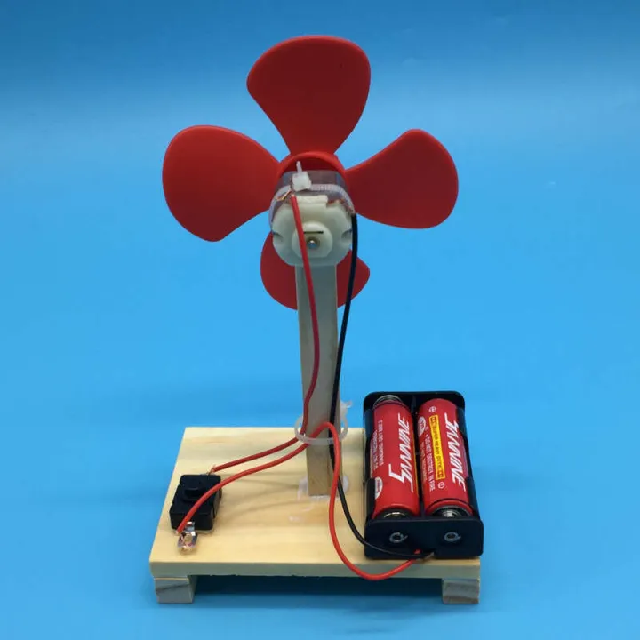 Elementary%20School%20Student%20Self%20made%20Simple%20Science%20Experiment%20DIY%20Handmade%20Material%20Pack%20Technology%20Small%20Manufacturing%20Electric%20Fan%20-%20Image%204