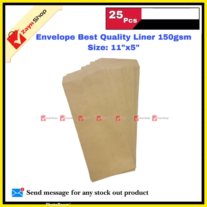 Envelope%20Premium%20Quality%20Liner%20150gsm%20Size%2011"x5"%20-%20Image%202