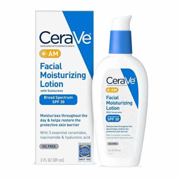 CeraVe AM Facial Moisturizing Lotion Fragrance Free 89 ml