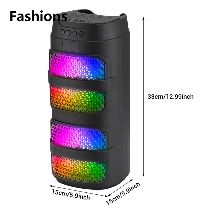 Fashions%20Affordable%203000W%20Bluetooth%20Speaker%20Dual%204%20inch%20Speaker%20Stereo%20Outdoor%20Portable%20Subwoofer%205.0%20Wireless%20Speaker%20Led%20light%20Rechargeable%20-%20Image%205