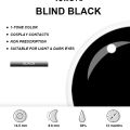 Cosplay Blind Black Color Contact Lenses 1 Pair Pure Colored Eye Contacts for Halloween Anime Eye Makeup Cosmetic Contactlen.