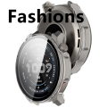 Fashions Tempered Glass Case For Amazfit Balance 2 A2429 Smart Watch Strap Protective Bumper Balance2 Cover Screen Protector Accessories.