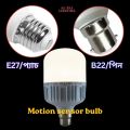 Motion Sensor LED Bulb | Auto ON/OFF | Energy Saving | Waterproof Smart Light | 12 watts | Radar sensor Light. 