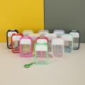 Portable card spray bottle 45ml alcohol watering can perfume hand sanitizer sub-bottle silicone set.