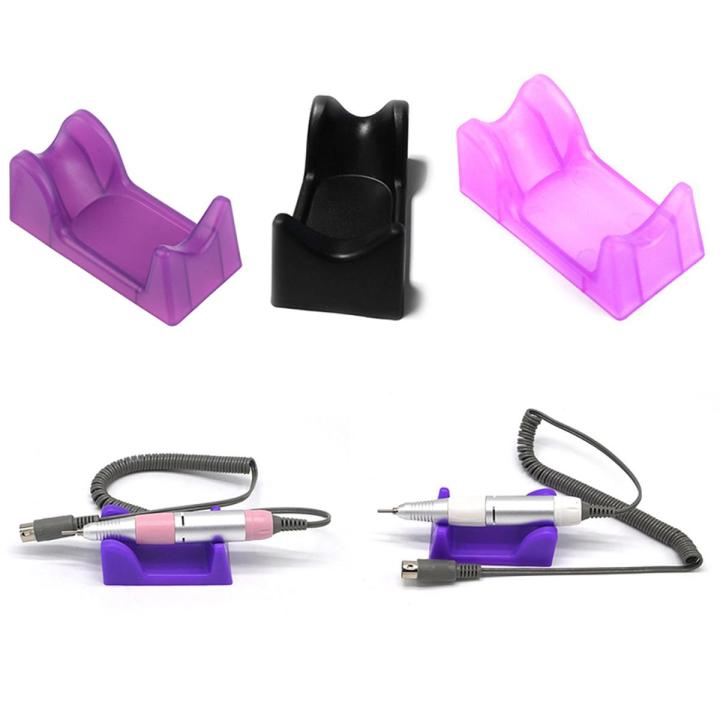 Plastic Electric Nail Craft Drill File Bit Manicure Machine Pen Holder Stand Art