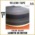Ultra-Strong Velcro Tape, Hook and Loop Tape, Convenient Fastening, Pack of 25 meter.